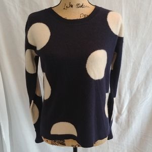Cashmere polka-dot sweater